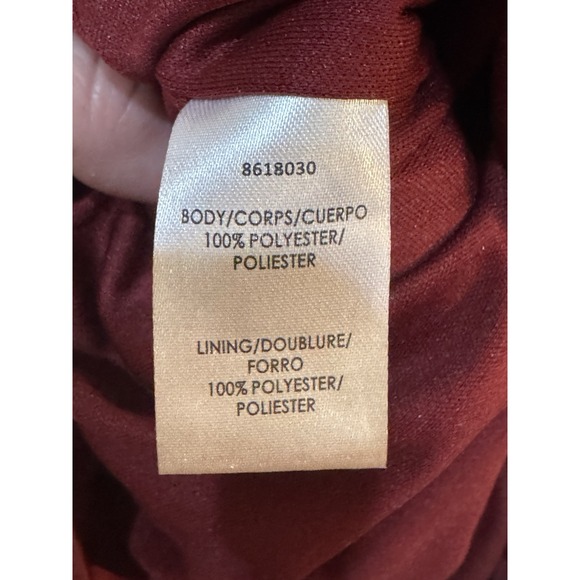 JS Collections Women's Gianna Knee Length Dress In Red‎ Size 4 Wedding Cocktail - Picture 8 of 10